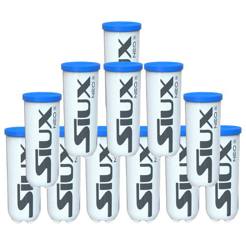 Pack de 12 tubes de balles Siux Neo S - Esprit Padel Shop