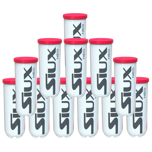 Pack de 12 tubes de balles Siux Neo - Esprit Padel Shop