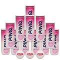Pack de 12 tubes de balles PINQ Padel Blanc