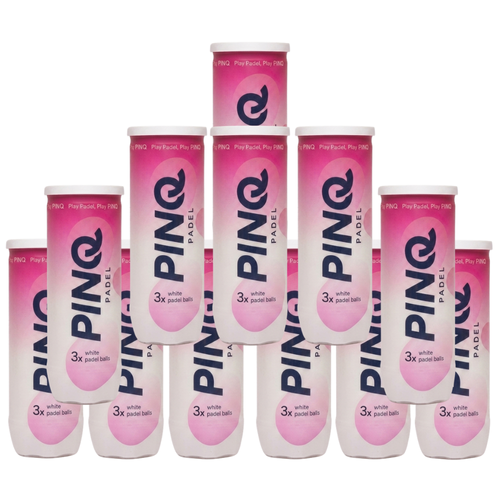 Pack de 12 balles PINQ Padel Blanc - Esprit Padel Shop