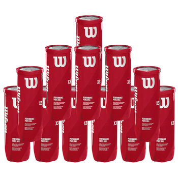Pack de 12 tubos de bolas Wilson padel X3 - Esprit Padel Shop