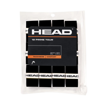 Pack de 12 Surgrips Head Prime Tour Noir - Esprit Padel Shop
