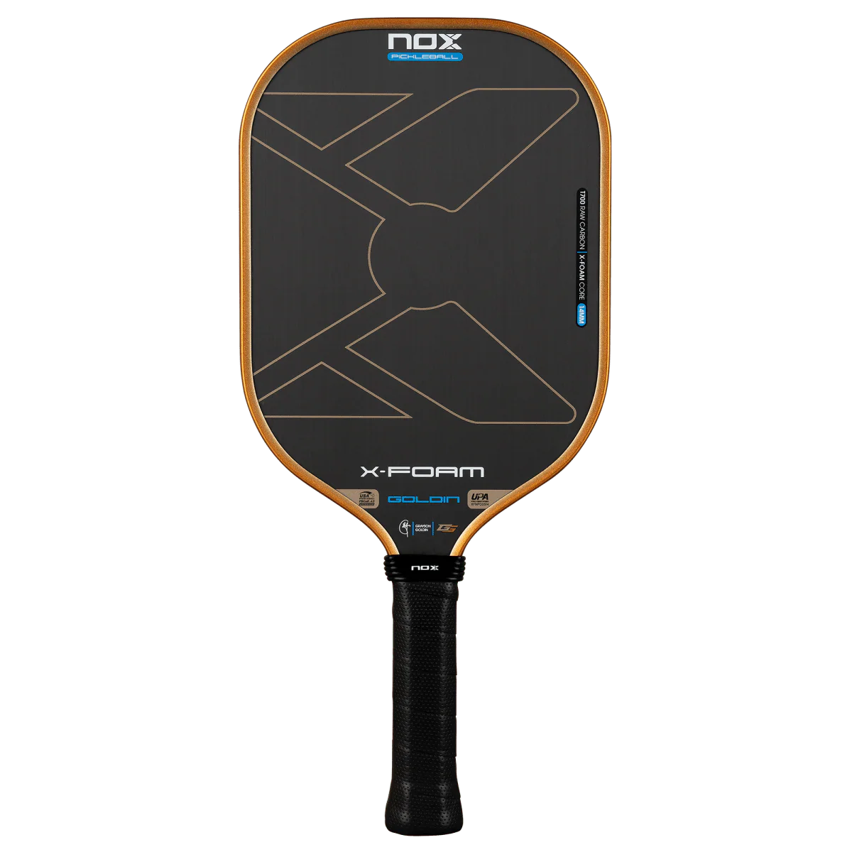 Raquete de Pickleball Nox X-Foam Goldin 16mm - Esprit Padel Shop