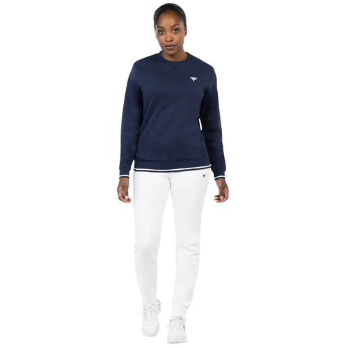 Pantalon de survêtement Tecnifibre Team Terry Blanc Femme - Esprit Padel Shop