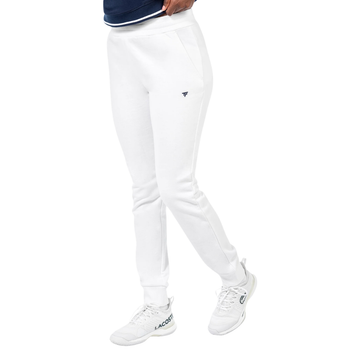 Pantalon de survêtement Tecnifibre Team Terry Blanc Femme - Esprit Padel Shop