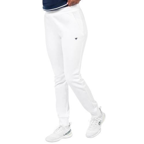 Pantalon de survêtement Tecnifibre Team Terry Blanc Femme - Esprit Padel Shop