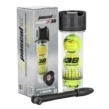 Système de pressurisation de balles de padel 3 balles Pascal Box by Bullpadel - Esprit Padel Shop
