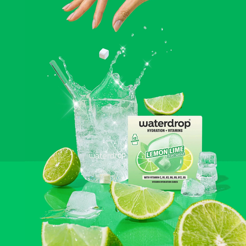 Pastilles d'hydratation Waterdrop Microdrink Citron Vert x12 - Esprit Padel Shop