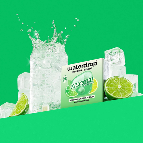 Pastilles d'hydratation Waterdrop Microdrink Citron Vert x12 - Esprit Padel Shop