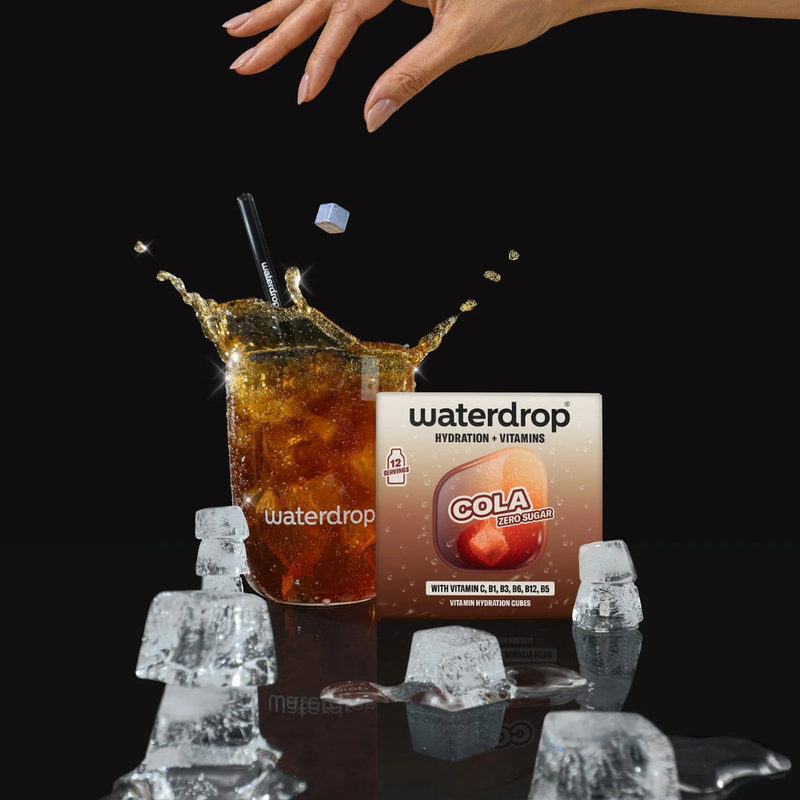 Pastilles d'hydratation Waterdrop Microdrink Cola x12 - Esprit Padel Shop