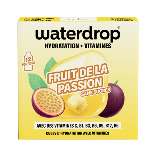 Pastilles d'hydratation Waterdrop Microdrink Fruit de la passion x12 - Esprit Padel Shop