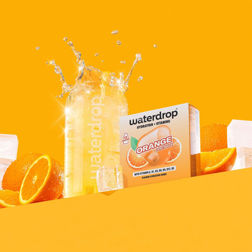 Pastilles d'hydratation Waterdrop Microdrink Orange x12 - Esprit Padel Shop