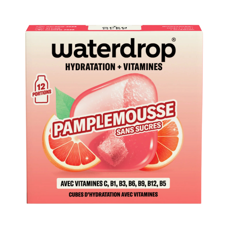 Pastilles d'hydratation Waterdrop Microdrink Pamplemousse x12 - Esprit Padel Shop