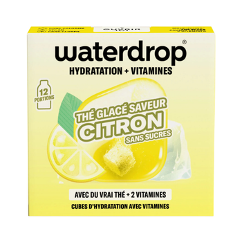 Pastilles d'hydratation Waterdrop Microdrink Thé Glacé Citron x12 - Esprit Padel Shop
