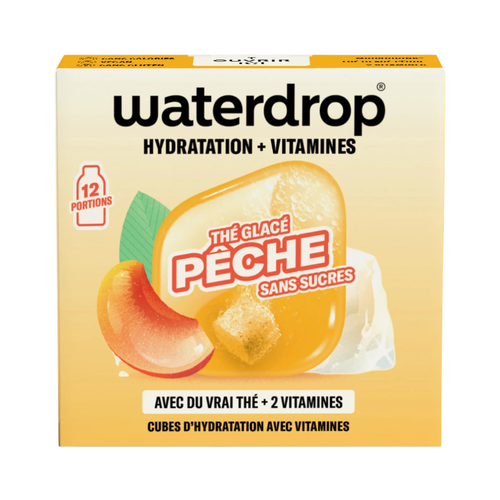 Pastilles d'hydratation Waterdrop Microdrink Thé Glacé Pêche x12 - Esprit Padel Shop