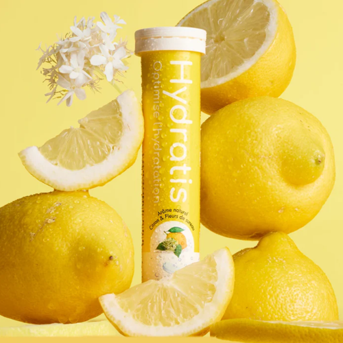 Pastilles d'hydratation Hydratis Citron Fleurs de Sureau - Esprit Padel Shop