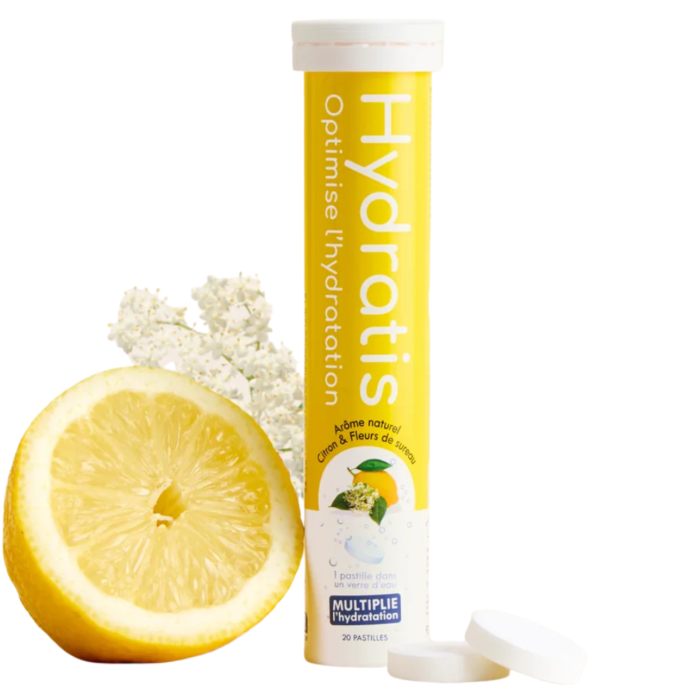 Pastilles d'hydratation Hydratis Citron Fleurs de Sureau - Esprit Padel Shop