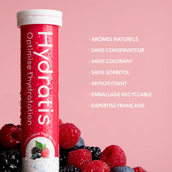 Pastilles d'hydratation Hydratis Fruits des bois - Esprit Padel Shop