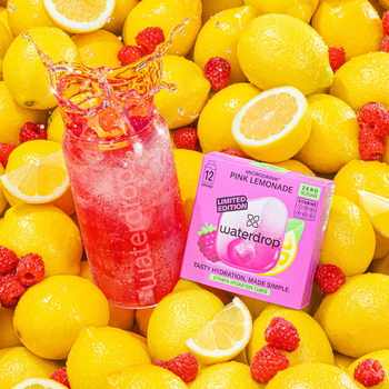 Pastilles d'hydratation Waterdrop Microdrink Pink Lemonade x12 - Esprit Padel Shop