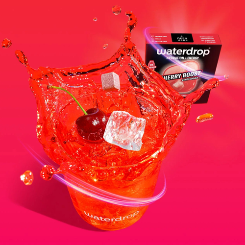 Pastilles d'hydratation Waterdrop Microrenergy Cherry Boost x12 - Esprit Padel Shop