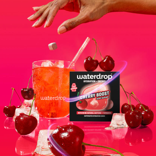 Pastilles d'hydratation Waterdrop Microrenergy Cherry Boost x12 - Esprit Padel Shop