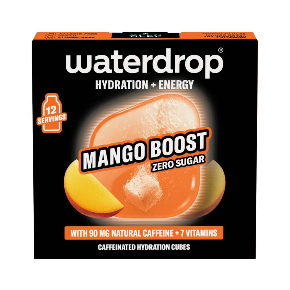 Waterdrop Microenergy Mango Boost hydration tablets x12 - Esprit Padel Shop