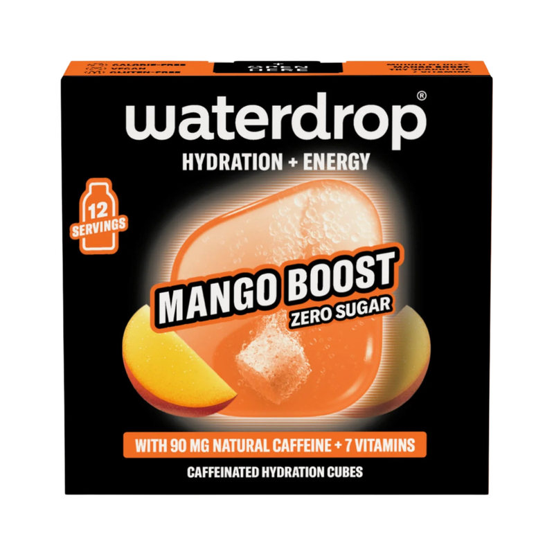 Pastilles d'hydratation Waterdrop Microrenergy Mango Boost x12 - Esprit Padel Shop