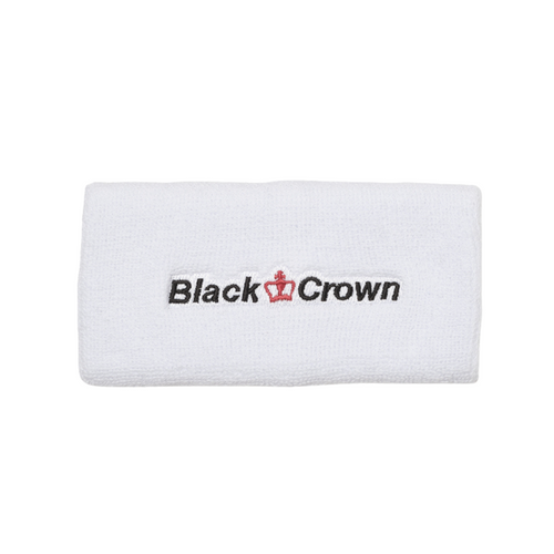 Poignets Éponge Black Crown Long Blanc - Esprit Padel Shop