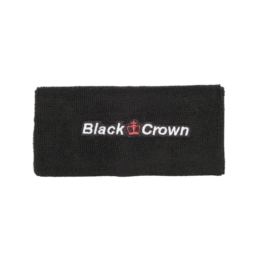 Poignets Éponge Black Crown Long Noir - Esprit Padel Shop