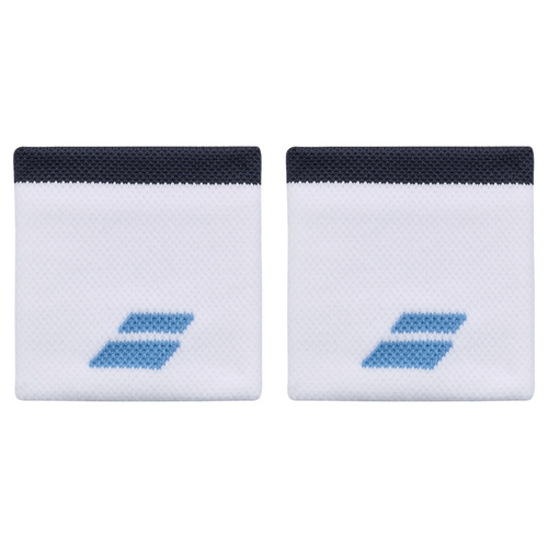 Poignet Éponge Babolat Logo Blanc/Bleu 2025 - Esprit Padel Shop