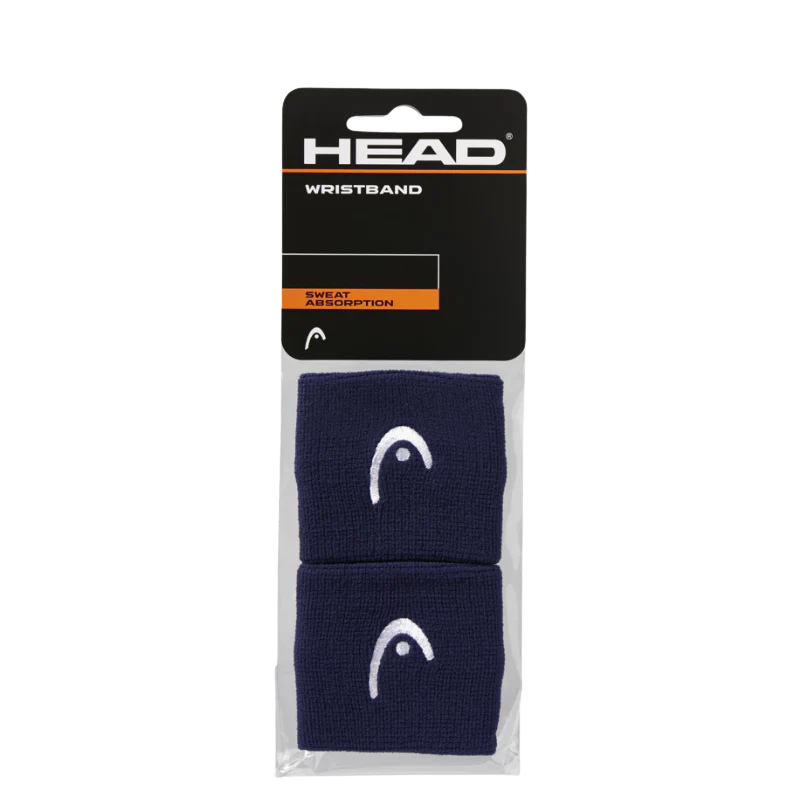 Poignets Éponge Head 2.5" Bleu Marine - Esprit Padel Shop