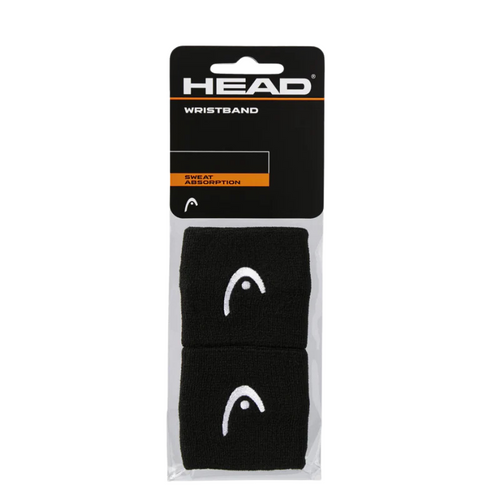 Poignets Éponge Head 2.5" Noir - Esprit Padel Shop