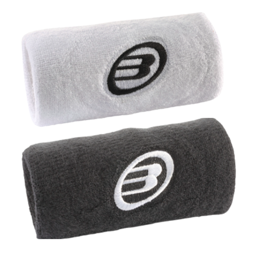 Poignets éponge Bullpadel BPMU 262 Blanc/Noir | Esprit Padel Shop