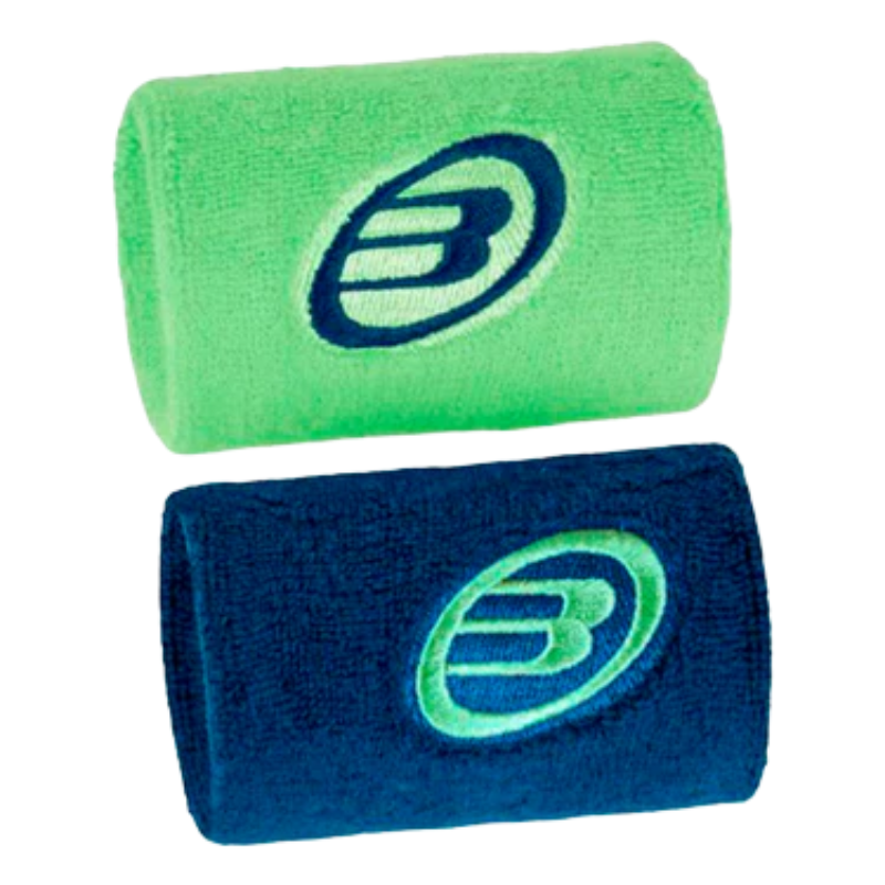 Poignets Éponge Bullpadel BPMU2405 Bleu/Vert - Esprit Padel Shop