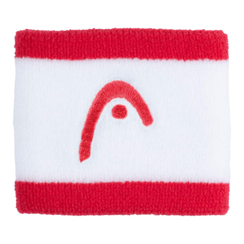 Poignets Éponge Head 2.5" Striped Blanc/Rouge - Esprit Padel Shop