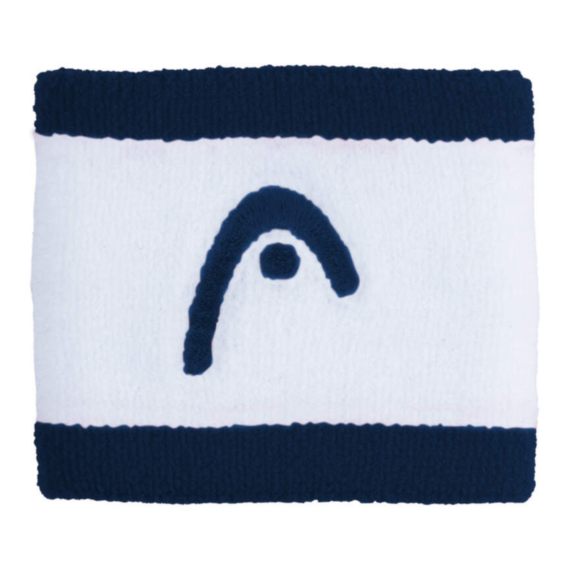 Poignets Éponge Head 2.5" Striped Bleu Marine/Blanc - Esprit Padel Shop