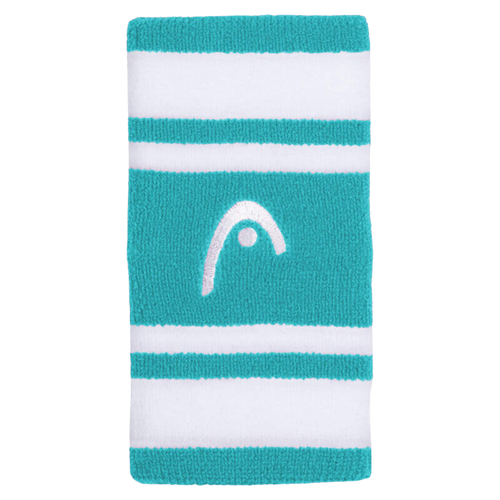 Poignets Éponge Head Striped 5" Blanc/Bleu Clair - Esprit Padel Shop