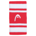 Muñequeras Head 5" Striped Rojo/Blanco x2