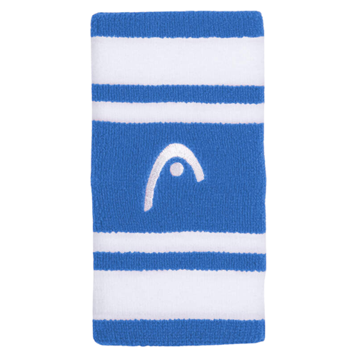 Poignets Éponge Head Striped 5" Bleu/Blanc - Esprit Padel Shop