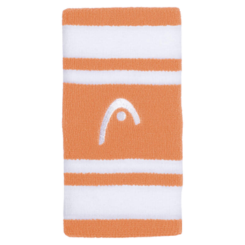 Poignets Éponge Head Striped 5" Orange/Blanc - Esprit Padel Shop