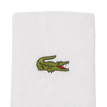 Poignets Éponge Lacoste Sport Jersey Stretch Blanc - Esprit Padel Shop