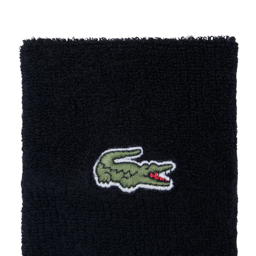 Poignets Éponge Lacoste Sport Jersey Stretch Noir -  Esprit Padel Shop