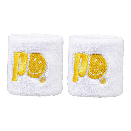 Poignets éponge Prince X Smiley Court Blanc x2 - Esprit Padel Shop