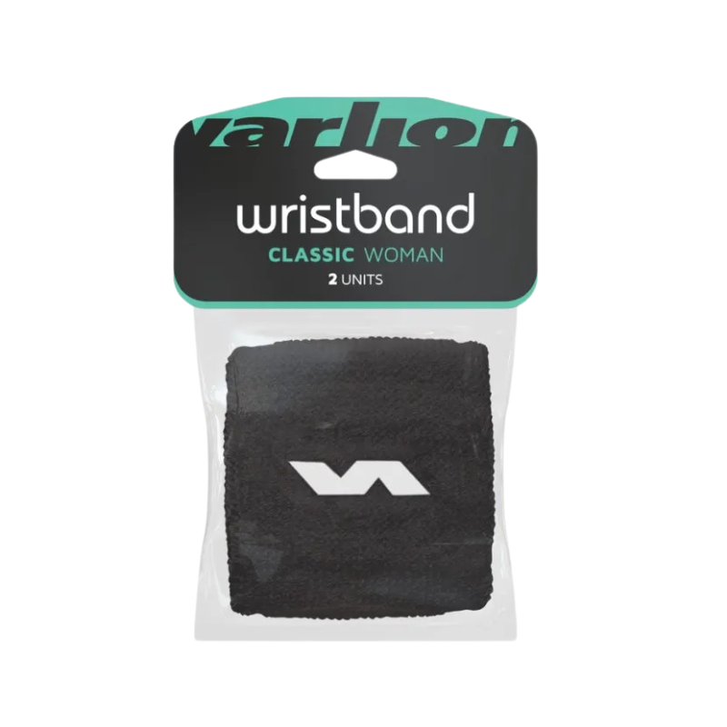 Poignets Éponge Varlion Classic Woman Noir - Esprit Padel Shop