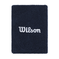 Poignets Éponge Wilson Wide Terry Bleu Marine x2