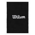 Black Wilson Wide Terry Wristbands x2