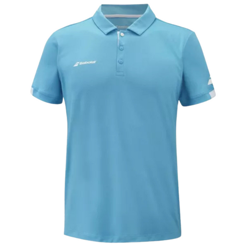 Polo Babolat Play Bleu Clair 2024 - Esprit Padel Shop