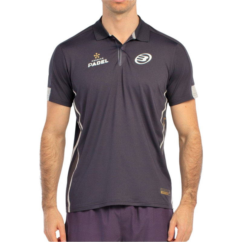 Polo Bullpadel Bogue Noir - Esprit Padel Shop