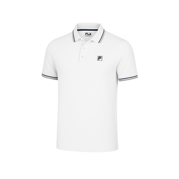 Polo Fila Alejandro Blanc - Esprit Padel Shop