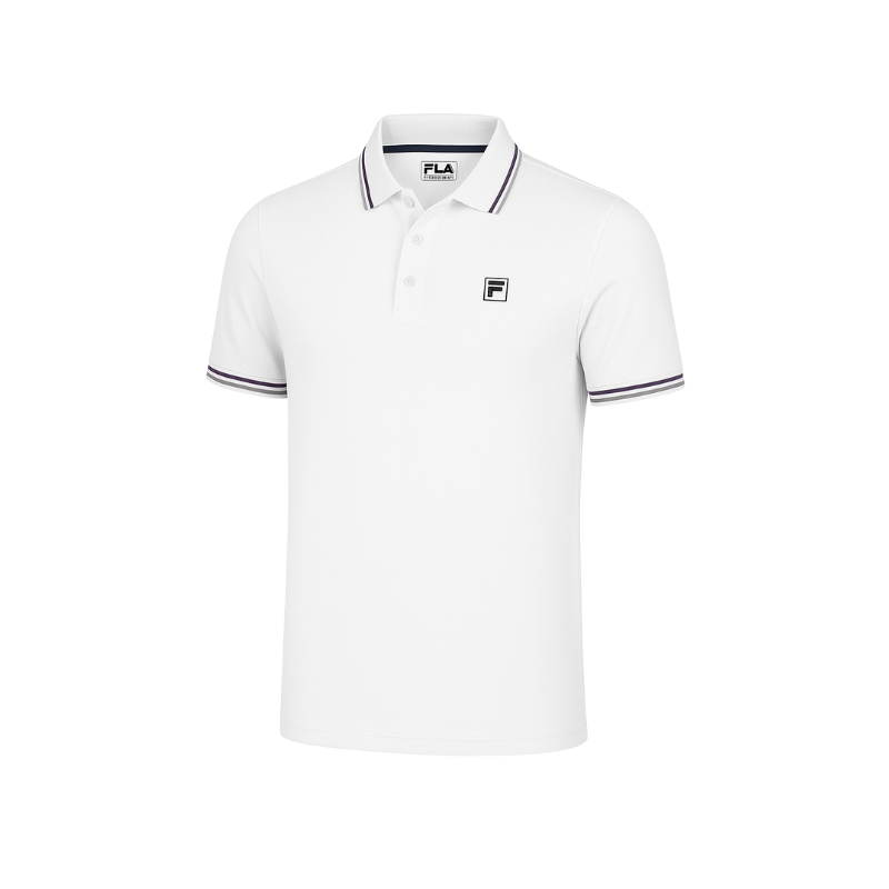 Polo Fila Alejandro Blanc - Esprit Padel Shop